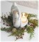 Looking Cedar Wreath Candle Ring Mini Wreath Accent for Statues, Lanterns, Nativity, Candle Holders, Doors, Windows, Centerpieces, Tree Decorations, Holiday Decor, Pillars
